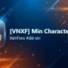VNXF - Min Character Limit